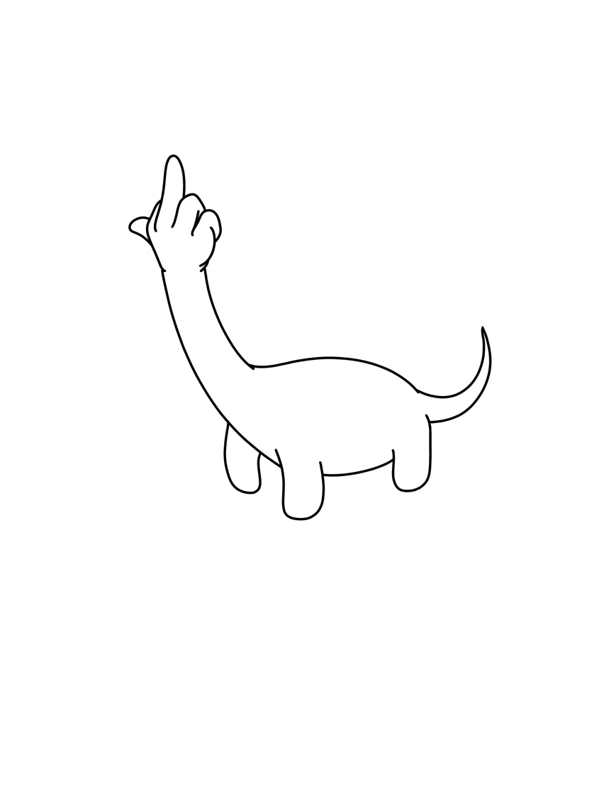 Middle Finger Dinosaurs (scroll to see all)